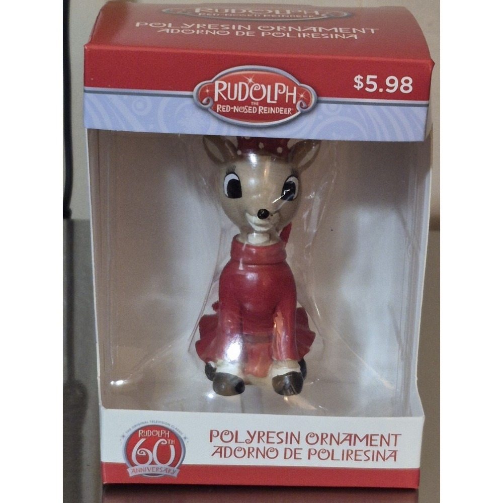 GrupoRuz Rudolph the Red-nosed Reindeer Ornament "Clarice" 60th Anniversary (L29